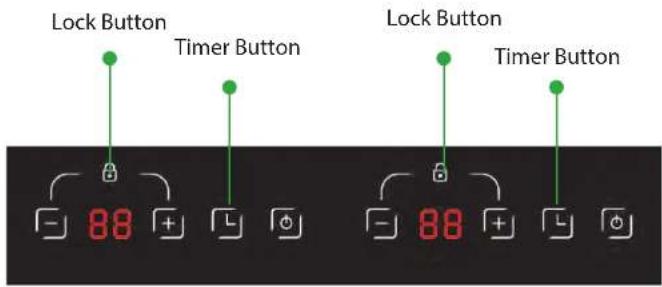 Lock Button Timer Button Lock Button Timer Button