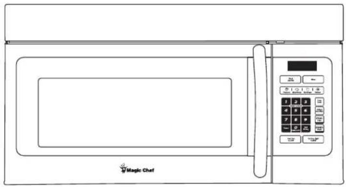 Magic Chef MCO1610BF - Fours micro-ondes hotte intégrée - 1