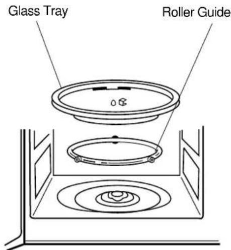 Glass Tray Roller Guide