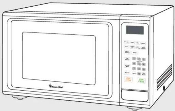 Magic Chef MCM1110B - Capacidad de 1.1 cu.ft Microondas - 1