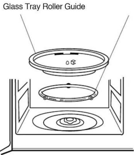Glass Tray Roller Guide