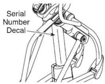 Serial Number Decal