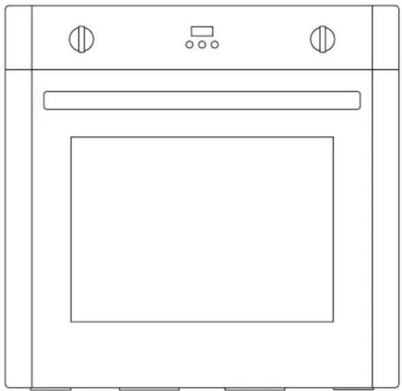 Magic Chef MCSWOE24S - 24-Inch Built-In Wall Oven - 1