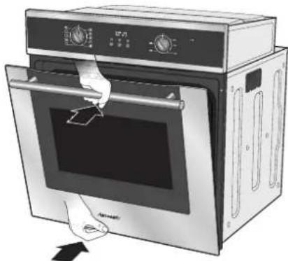 Hanseatic 65M90D0-E11319G - Garraumtür einhängen - 1