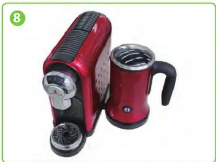 Nutrichef PKNESPRESO70 - HOW TO COMBINE THE COFFEE MACHINE WITH MILK FROTHER - 8