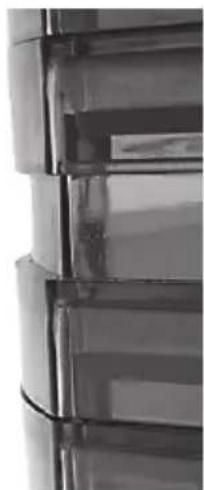 Nutrichef PKFD19BK - Tray Stacked for Thick Foods - 1