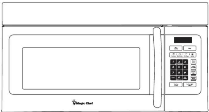 Magic Chef MCO1610WF - Over-the-Range Microwave Oven - 1