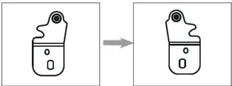 Magic Chef HMDR1000BE - CHANGING THE REVERSIBLE DOOR - 11