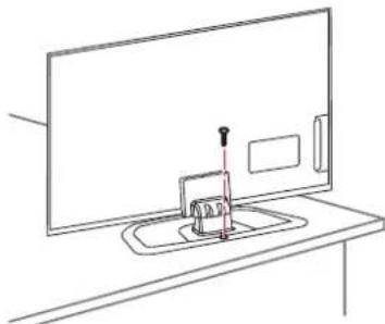 LG 50PN6500 - Закрепление телевизора на столе - 1