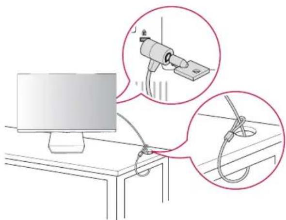 LG 23MP75HM-P - ケーブルホルダーの使用 - 7