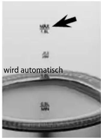 MAX TBL JL3 JN wird automatisch 0.9L MIN