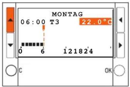 MONTAG 06:00 T3 22.0°C 0 6 121824 C OK