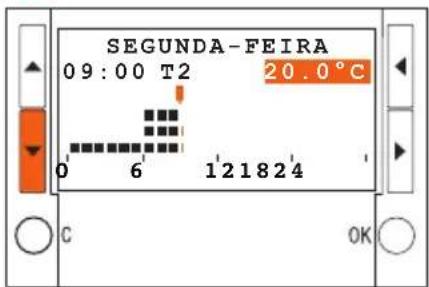 SEGUNDA-FEIRA 09:00 T2 20.0°C 0 6 121824 C OK