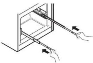 KENMORE 795.74077 - HOW TO REMOVE THE FREEZER DRAWER - 4