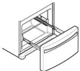 KENMORE 795.74077 - HOW TO REMOVE THE FREEZER DRAWER - 3