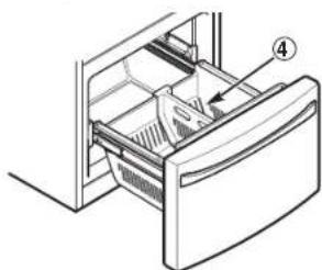 KENMORE 795.74077 - HOW TO INSTALL THE FREEZER DRAWER - 4