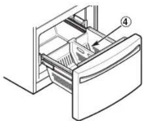KENMORE 795.74077 - CÓMO INSTALAR EL CAJÓN DEL CONGELADOR - 4