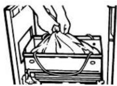 KENMORE 665.14733 - Para quitar una bolsa llena - 4