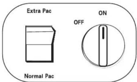 Extra Pac ON OFF Normal Pac