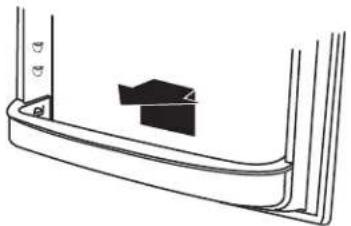 KENMORE 596.69312 - To remove and replace the shelf: - 1