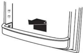 KENMORE 596.69312 - To remove and replace the shelf: - 1