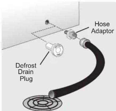 Hose Adaptor Defrost Drain Plug