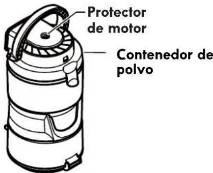 Protector de motor Contenedor de polvo