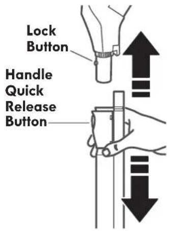 Lock Button Handle Quick Release Button