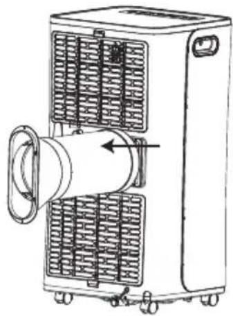 KENMORE 111.77086 - Air Exhaust Hose Installation - 1