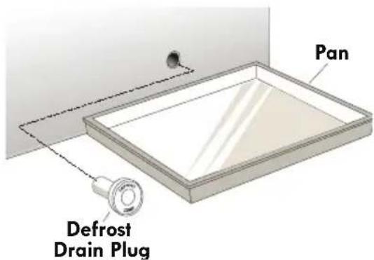 Pan Defrost Drain Plug