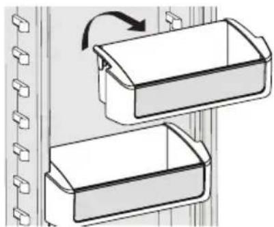 KENMORE 253.27002 - Compartimientos ajustables para las puertas (algunos modelos verticales) - 1