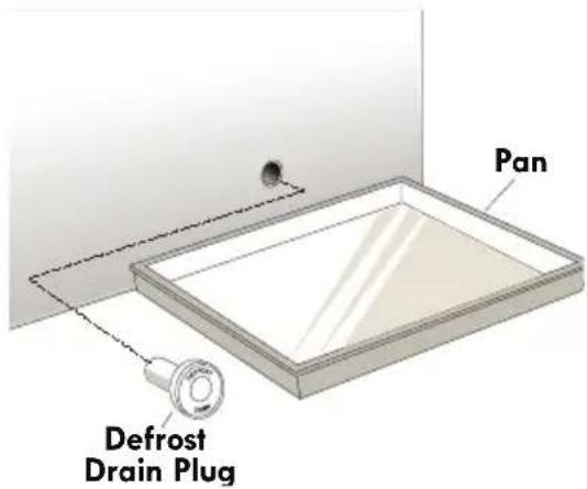Pan Defrost Drain Plug