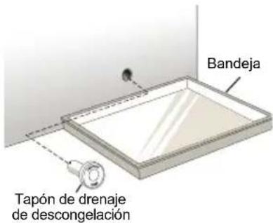 Bandeja Tapón de drenaje de descongelación
