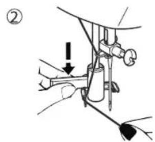Diagram showing mechanical assembly with labeled component and directional arrow indicating motion