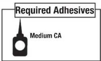 Required Adhesives Medium CA