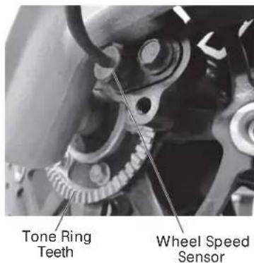 Indian Chief Vintage (2014) - Anti-Lock Brake System (ABS) Tone Ring/ Sensor Inspection - 1