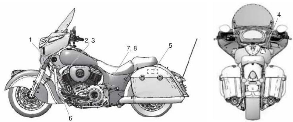 Indian Chief Vintage (2014) - Safety and Information Labels - 1
