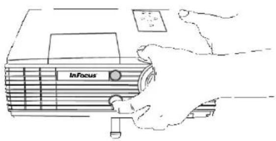 INFOCUS LP630 - To Raise the Projector - 1