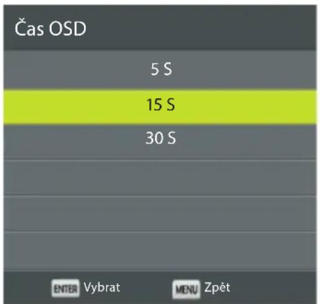 ECG 24 H03T2S2 - Čas zobrazení OSD - 1