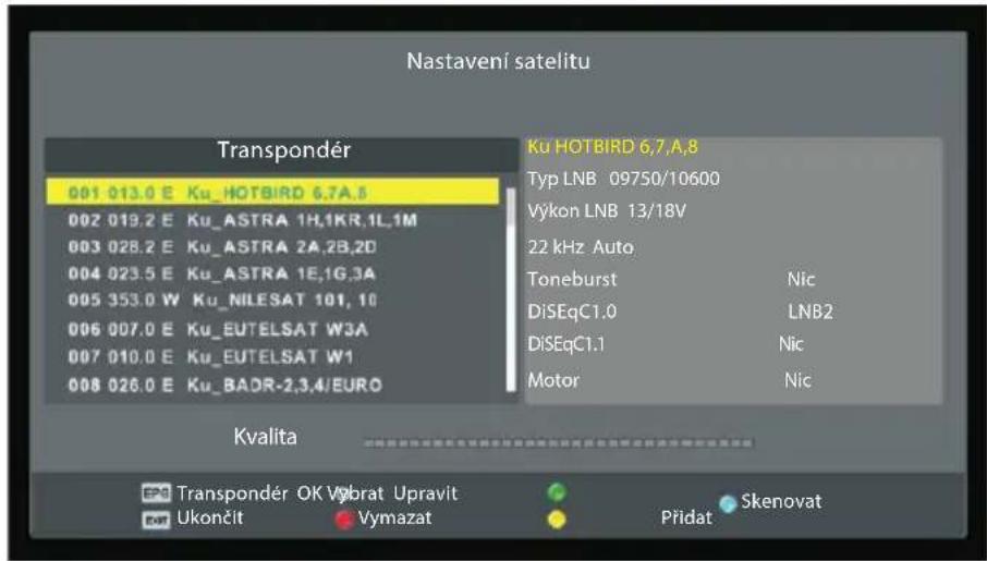 ECG 24 H03T2S2 - Nastavení satelitu - 2