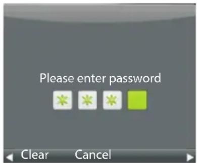 Please enter password Clear Cancel