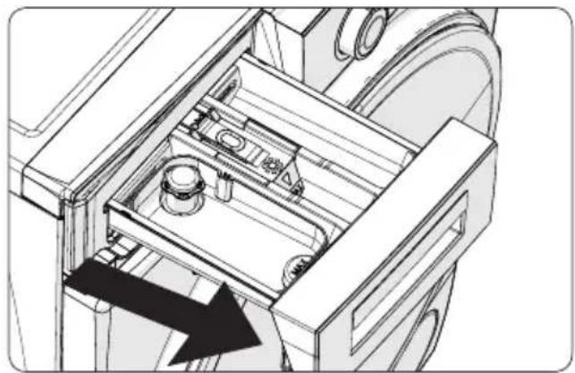 FAGOR 3FE-8112 - Clean the detergent drawer - 1
