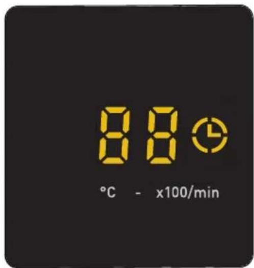 88 °C - x100/min