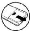 HITACHI DV-PF33U - LOADING THE BATTERIES - 1