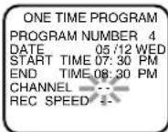 HITACHI DV-PF74U - 6) Set the channel number - 1