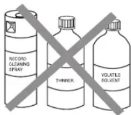 RECORD CLEANING SPRAY THINNER VOLATILE SOLVENT