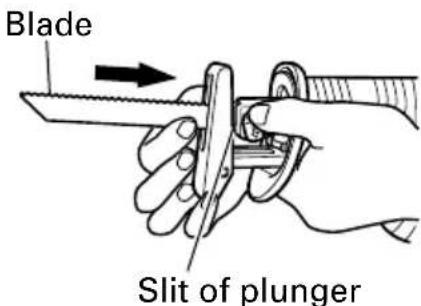 Blade Slit of plunger