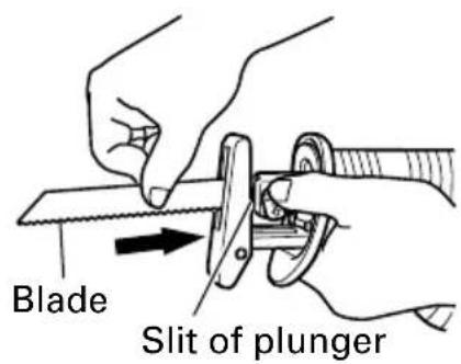 Blade Slit of plunger