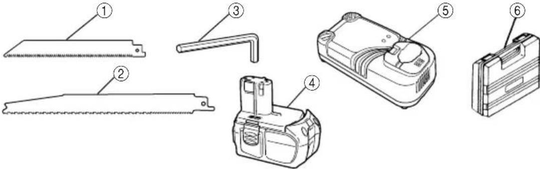 HITACHI CR 18DL - STANDARD ACCESSORIES - 1