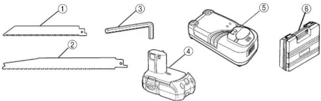 HITACHI CR 18DL - ACCESORIOS ESTÁNDAR - 2